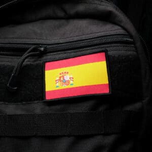 Parche Bandera de EspaÃ±a velcro mochila tactica